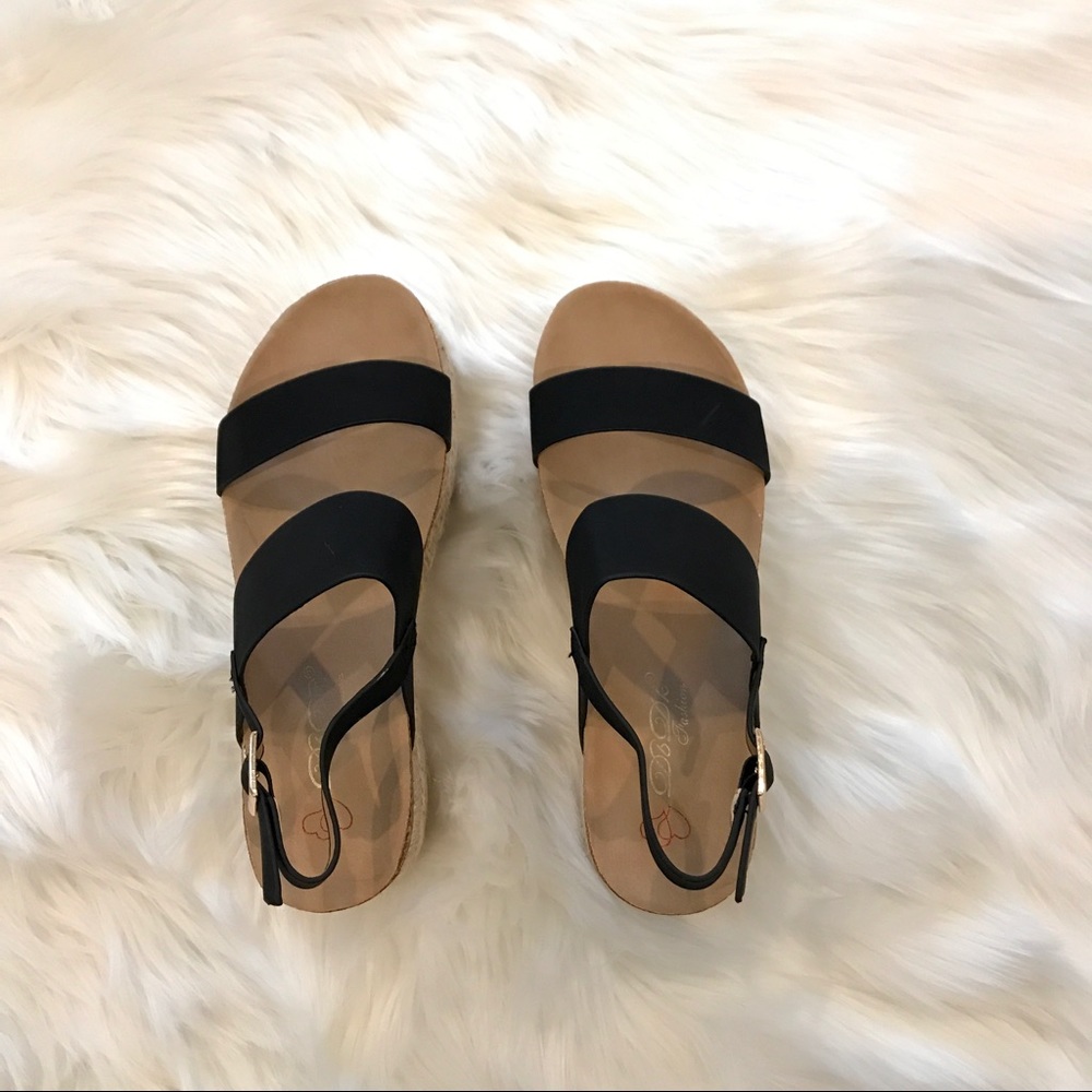 Two Strap sling back Espadrille Sandal - Picture 5 of 5